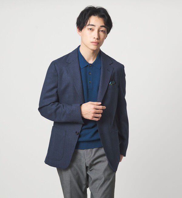 UNITED ARROWS green label relaxing「REDA MESH 無地 2B RG ジャケット」|テーラードジャケット|ROYAL