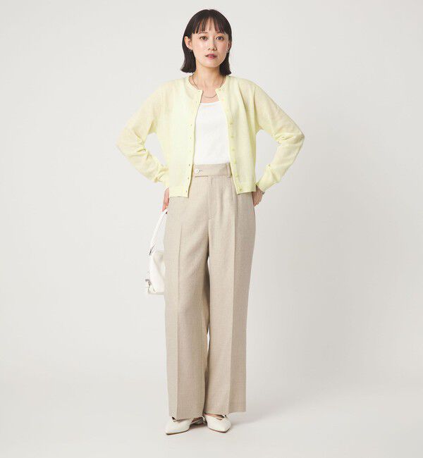 UNITED ARROWS green label relaxing「ハニカム クロップド ニット カーディガン」|カーディガン|