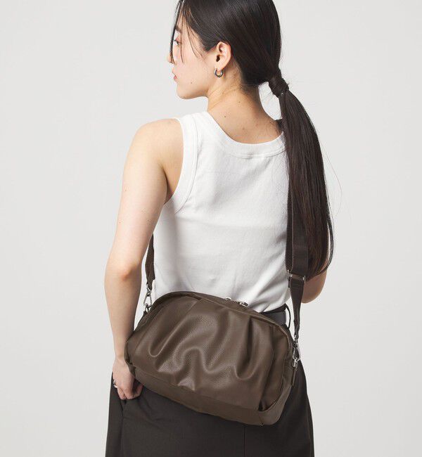 UNITED ARROWS green label relaxing「＜PARTE＞2WAYギャザーボストンバッグ はっ水」|ショルダー・メッセンジャー|