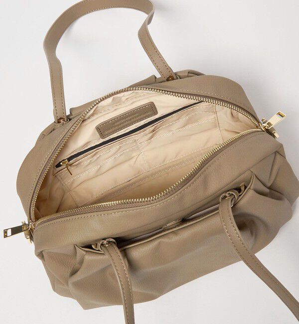 UNITED ARROWS green label relaxing「＜PARTE＞2WAYギャザーボストンバッグ はっ水」|ショルダー・メッセンジャー|