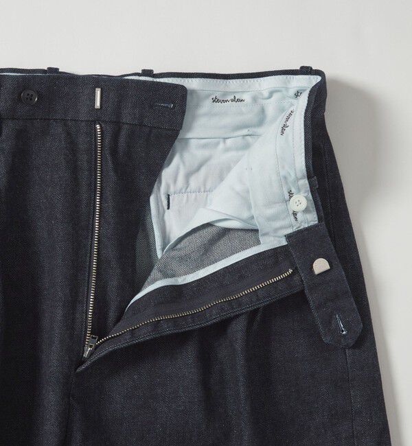 STEVEN ALAN「＜Steven Alan＞ 13.5oz デニム インツープリーツ ドレス トラウザーズ」|スラックス|