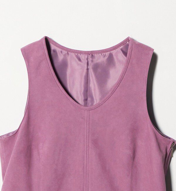 ATTISESSION「＜ATTISESSION＞スエードライク ナローベルト トップス」|ベスト・ジレ|