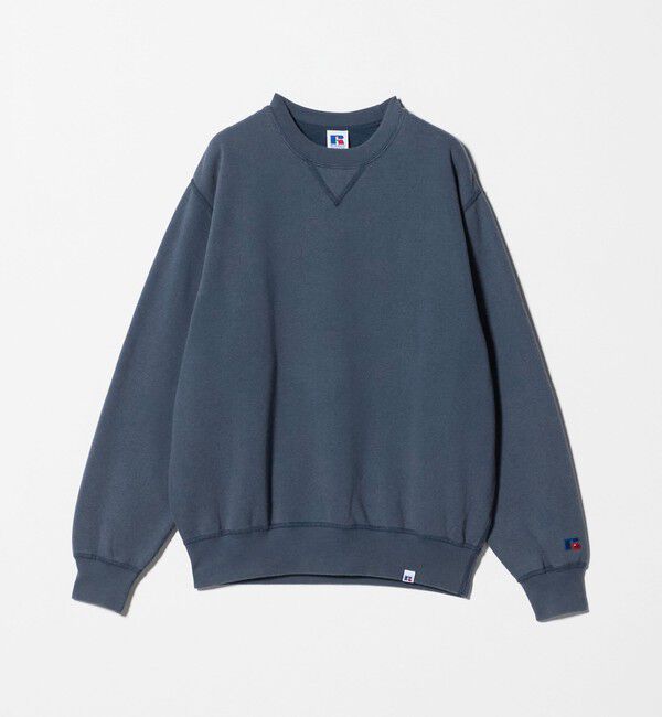 BEAUTY&YOUTH UNITED ARROWS「＜RUSSELL ATHLETIC &times; BEAUTY&YOUTH＞フェード クルーネック スウェット」|Tシャツ・カットソー|NAVY