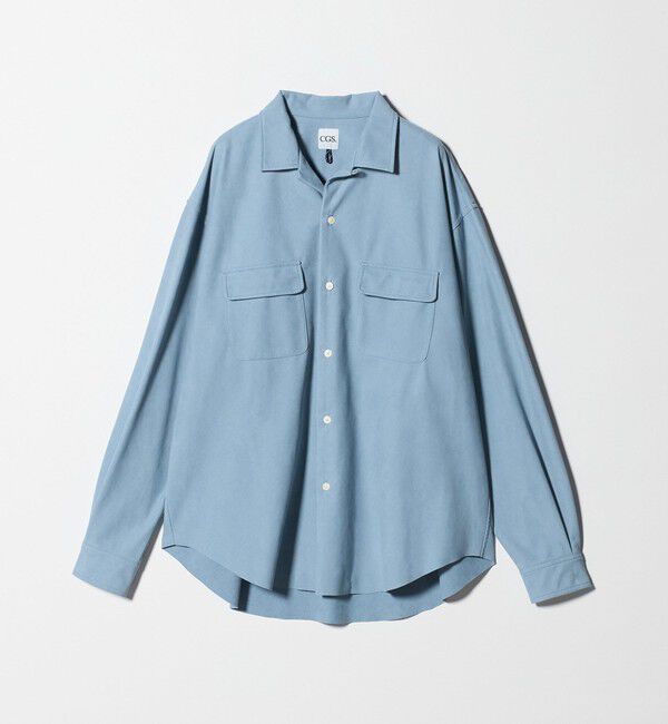 California General Store「＜CGS.＞スエードライク オープンカラーシャツ」|シャツ・ブラウス|