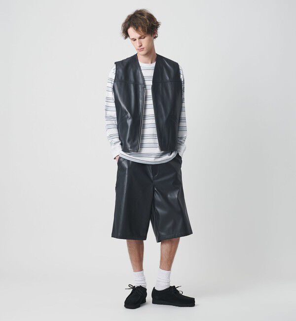 California General Store「＜CGS.＞レザー ライク ワーク ベスト」|ベスト・ジレ|