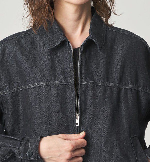 STEVEN ALAN「＜Steven Alan＞ライト デニム ジップ ブルゾン」|デニムジャケット|