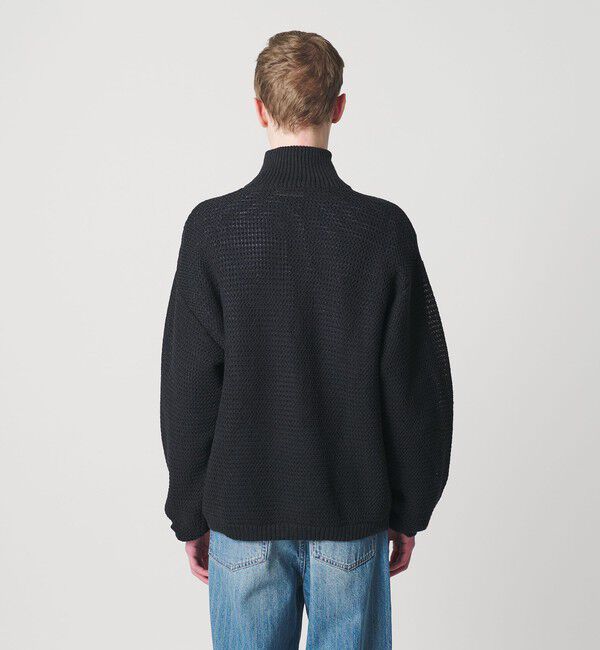 MONKEY TIME「リネン ドライバーズ ニット」|カーディガン|