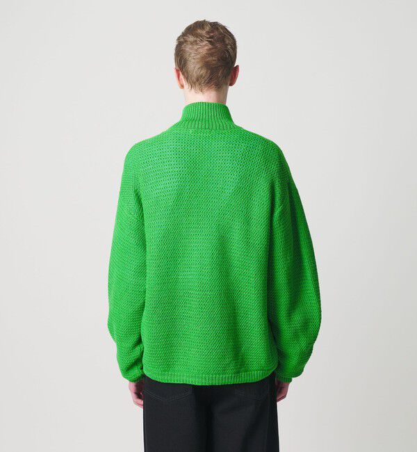 MONKEY TIME「リネン ドライバーズ ニット」|カーディガン|