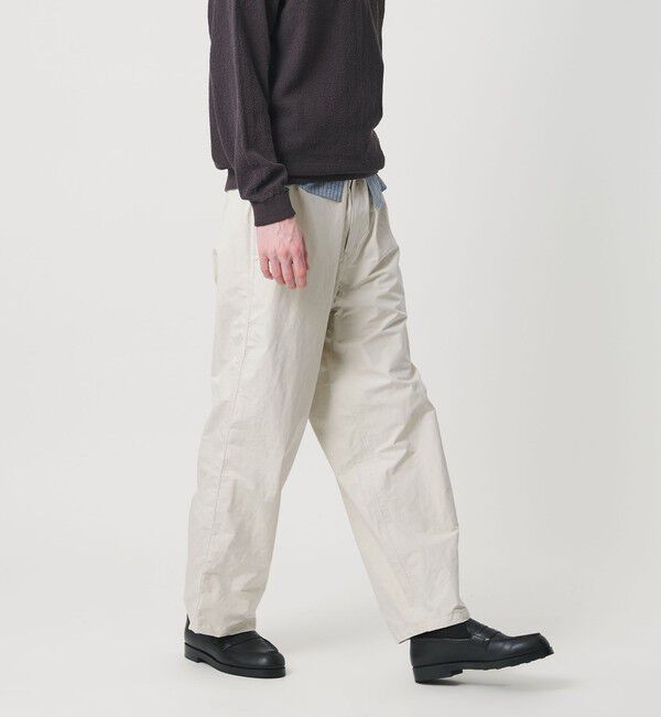 BEAUTY&YOUTH UNITED ARROWS「シェード ナイロン オーバーパンツ NO.11」|チノ|OFF WHITE