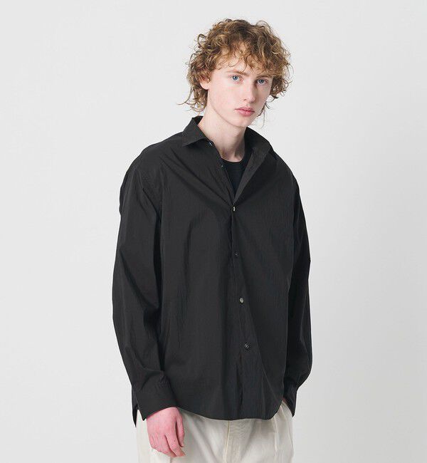 BEAUTY&YOUTH UNITED ARROWS「ライト コットンナイロン ワッシャー レギュラーシャツ GRANDE TAPERD型」|シャツ・ブラウス|