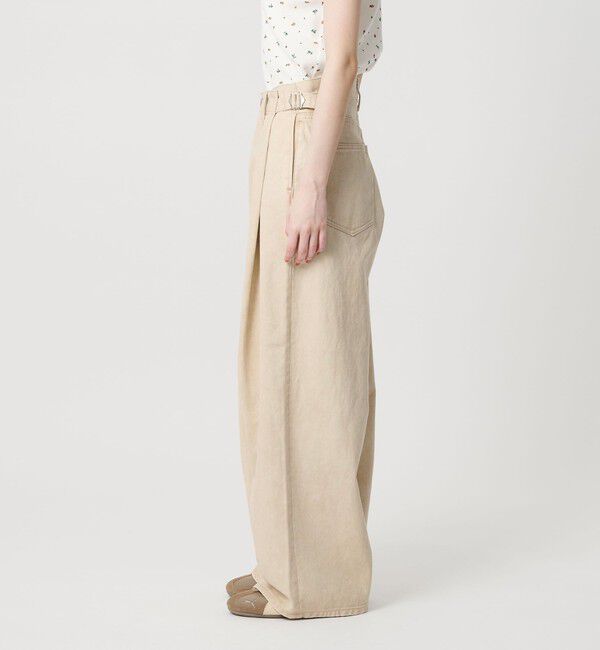 BEAUTY&YOUTH UNITED ARROWS「コットン サイドベルト ワイドパンツ」|その他|