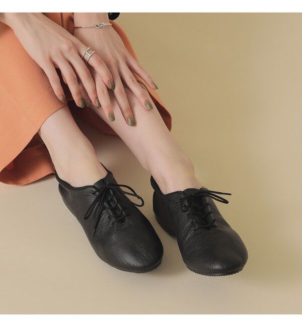 Ray BEAMS 「CROWN / DanceJazz シューズ」|バレエシューズ|BLACK