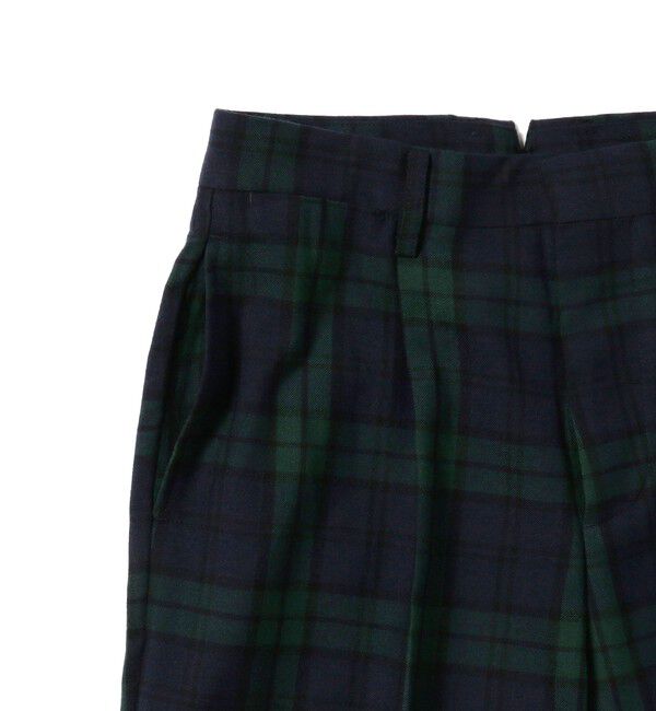 BEAMSBOY「BEAMS BOY / ポリエステル ウール シンチ バック スラックス」|スラックス|