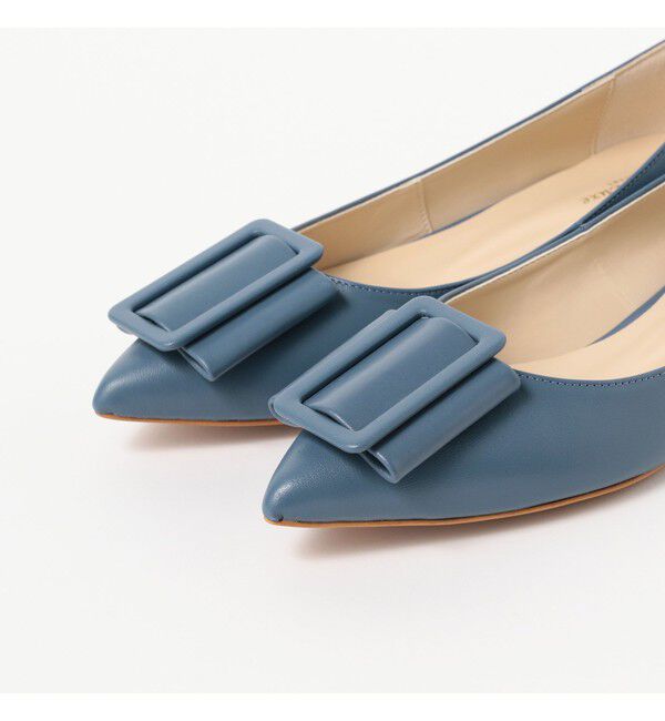 Demi-Luxe BEAMS 「Demi-Luxe BEAMS / バックル ポインテッドトゥ パンプス」|パンプス|
