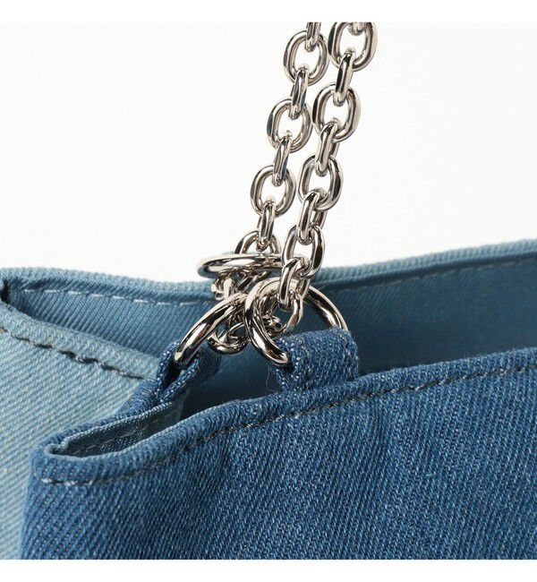 BEAMSBOY「maturely / デニム リペア チェーン バッグ」|その他|