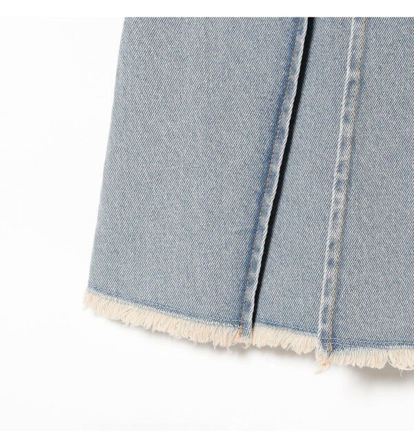 Ray BEAMS 「デニム タック ミディアム スカート」|スカート|