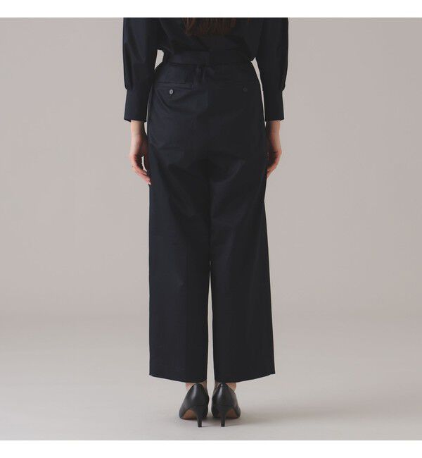 Demi-Luxe BEAMS 「Oggi &times; Demi-Luxe BEAMS / コットン ベルテッドパンツ」|チノ|