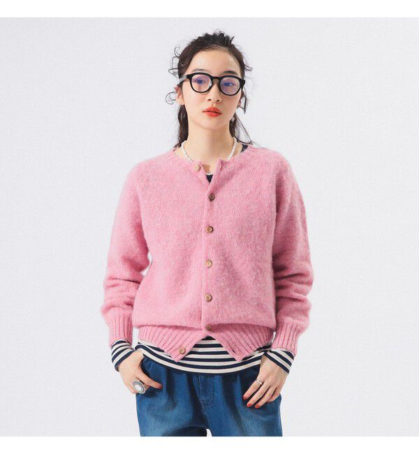 BEAMSBOY「【別注】Nor&rsquo;Easterly / シェットランド シャギー カーディガン 25F」|ニット・セーター|