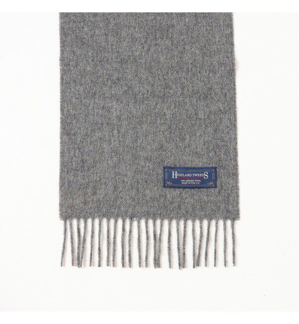 BEAMSBOY「HIGHLAND TWEEDS / ソリッド ストール 小」|マフラー|