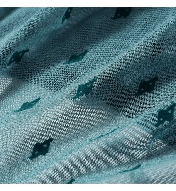 Ray BEAMS 「フロッキー プリント シアー ラウンドネック トップス」|Tシャツ・カットソー|