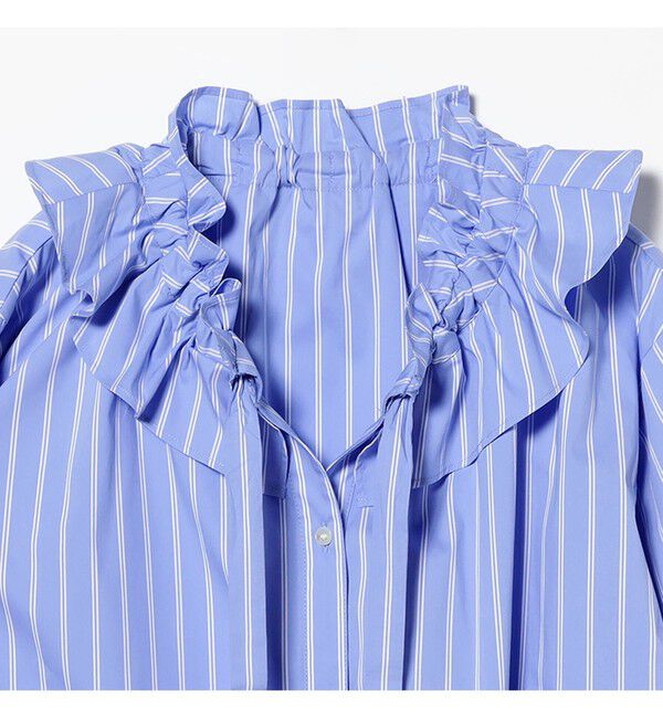 Ray BEAMS 「フリルカラー リボン ブラウス」|シャツ・ブラウス|