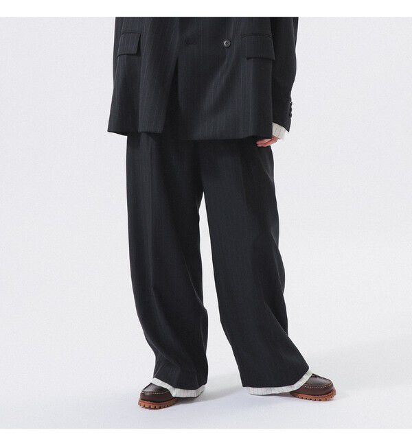 BEAMSBOY「ヘムデタッチャブル スラックス」|スラックス|CHARCOAL_ST
