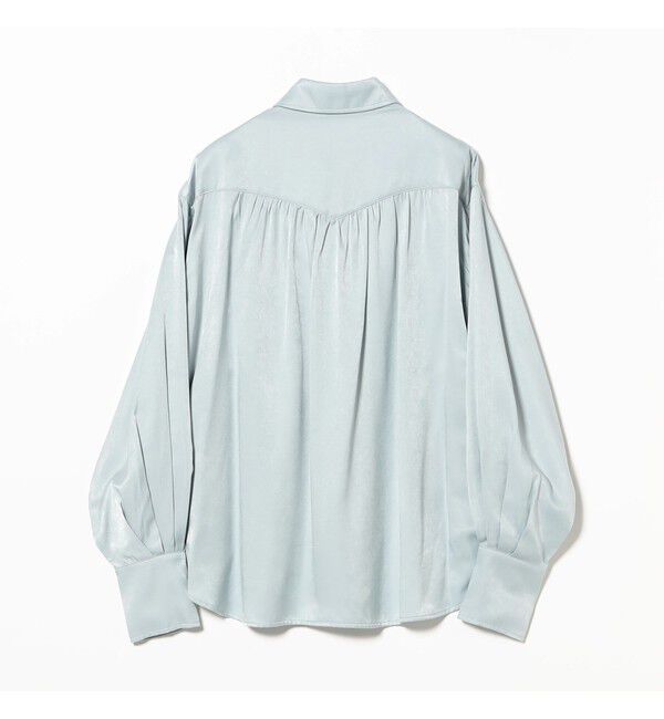 BEAMSBOY「サテン ウエスタン シャツ」|シャツ・ブラウス|