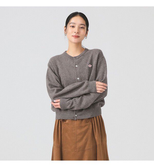 Ray BEAMS 「DANTON / LAMBS WOOL CREWNECK CARDIGAN」|カーディガン|
