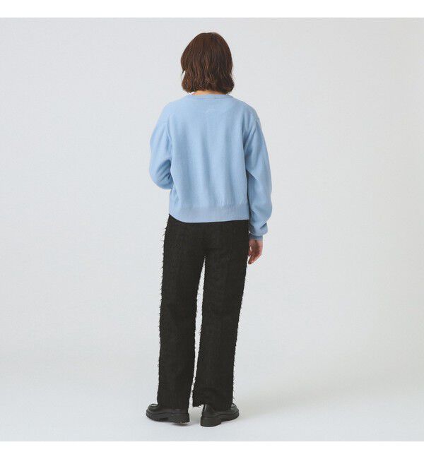 Ray BEAMS 「DANTON / LAMBS WOOL CREWNECK CARDIGAN」|カーディガン|