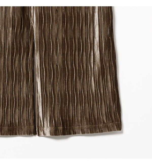 Ray BEAMS 「プリーツ ベロア タイト スカート」|スカート|