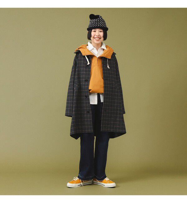 BEAMSBOY「ガンクラブ チェック コート」|ダッフルコート|