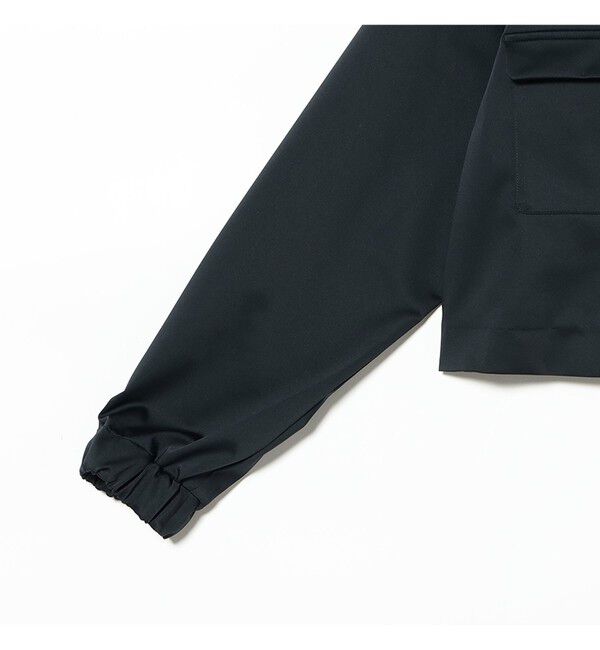 Demi-Luxe BEAMS 「エディター東原妙子 &times; Demi-Luxe BEAMS / シャイニー ポケット ショートブルゾン」|ブルゾン・スタジャン|