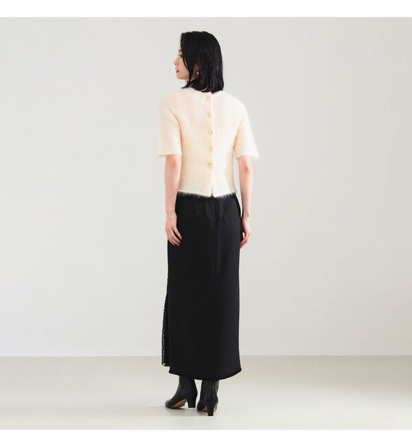 Demi-Luxe BEAMS 「フリンジ  Iライン スカート」|スカート|