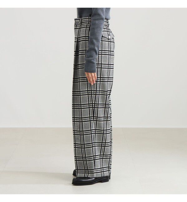 Demi-Luxe BEAMS 「AK+1 / 1タック ウール ワイドパンツ」|チノ|