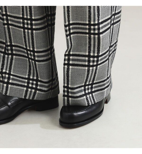 Demi-Luxe BEAMS 「AK+1 / 1タック ウール ワイドパンツ」|チノ|