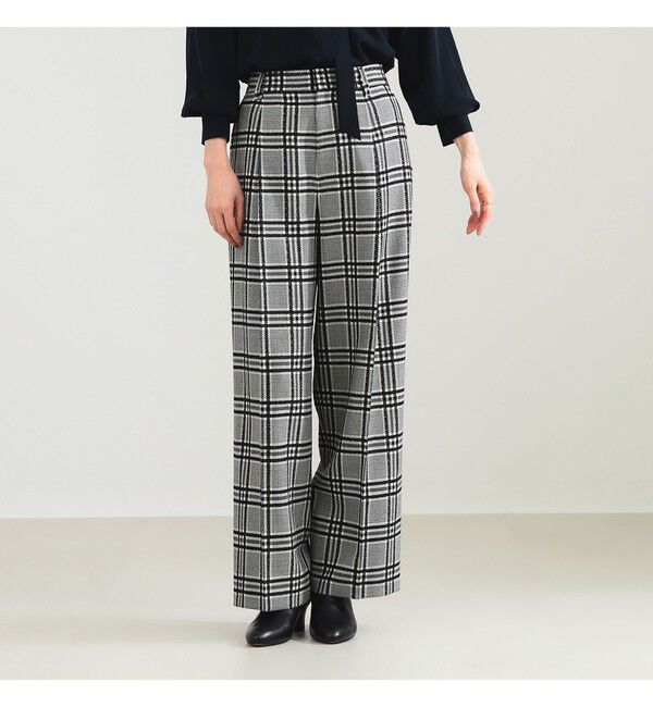 Demi-Luxe BEAMS 「AK+1 / 1タック ウール ワイドパンツ」|チノ|