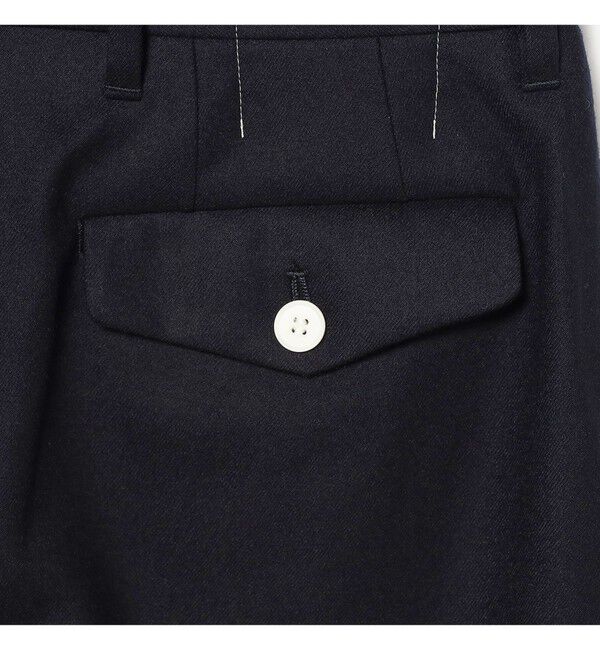 Demi-Luxe BEAMS 「AK+1 / 1タック ウール ワイドパンツ」|チノ|