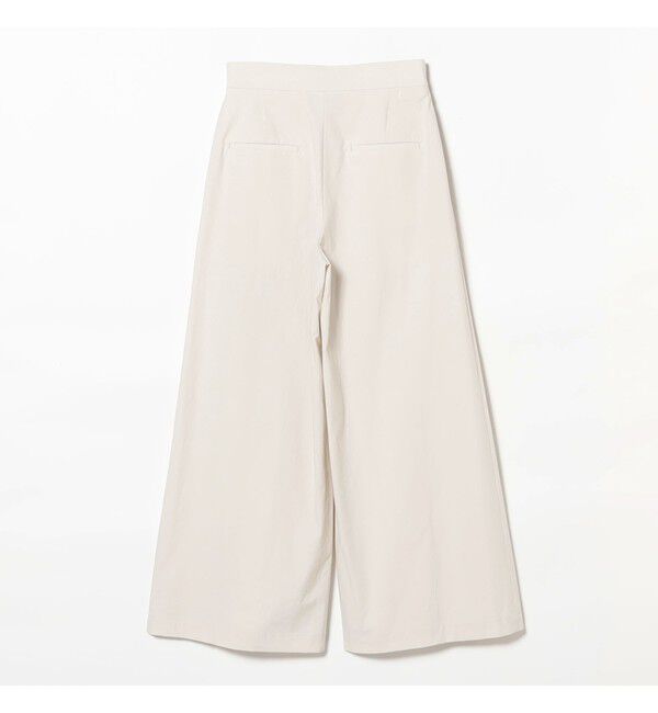 Demi-Luxe BEAMS 「AK+1 / コットン ワイドパンツ」|チノ|
