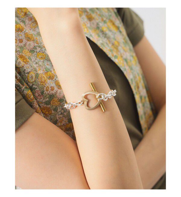 BEAMSBOY「ミックス ハート トグル ブレスレット」|その他|