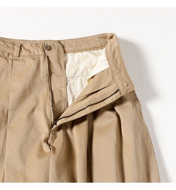 BEAMSBOY「ワイド タック チノ パンツ」|チノ|