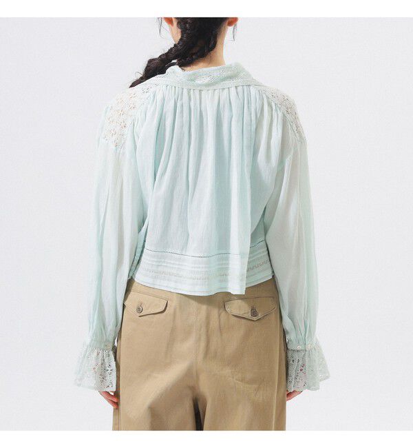 BEAMSBOY「ヴィンテージ レース ブラウス」|シャツ・ブラウス|
