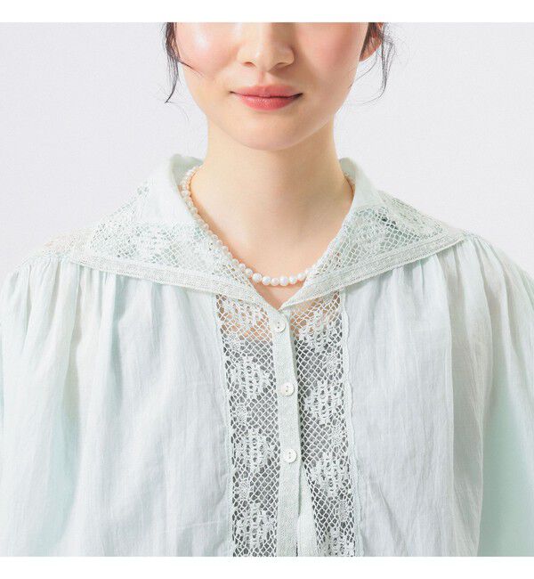 BEAMSBOY「ヴィンテージ レース ブラウス」|シャツ・ブラウス|