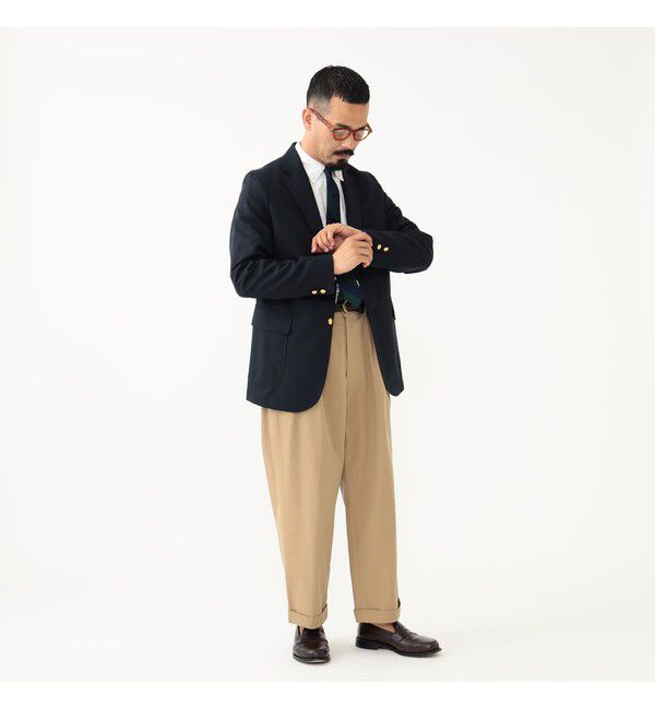 BEAMS PLUS「コンバット ウール 3ボタン ブレザー」|テーラードジャケット|