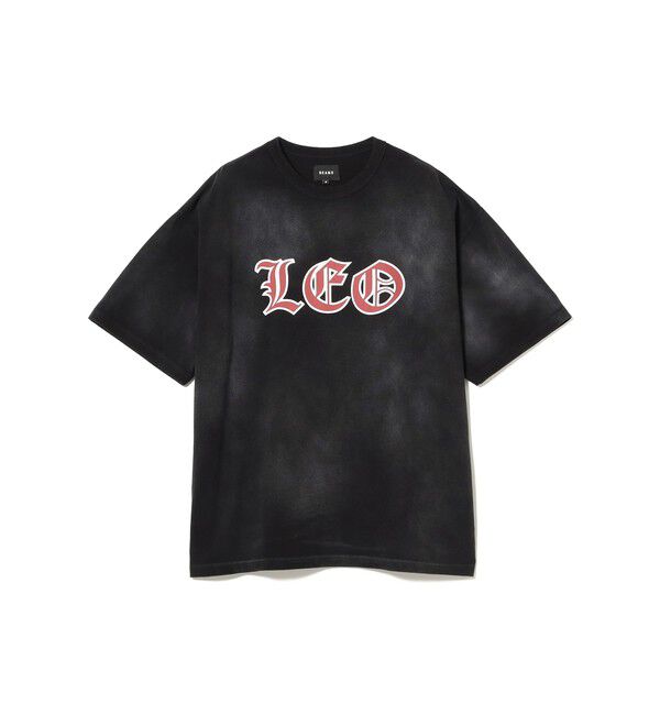 BEAMS「フェード カレッジ Tシャツ」|Tシャツ・カットソー|BLACK