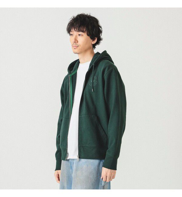 BEAMS「【別注】LACOSTE / フルジップパーカー」|スウェット・ジャージ|