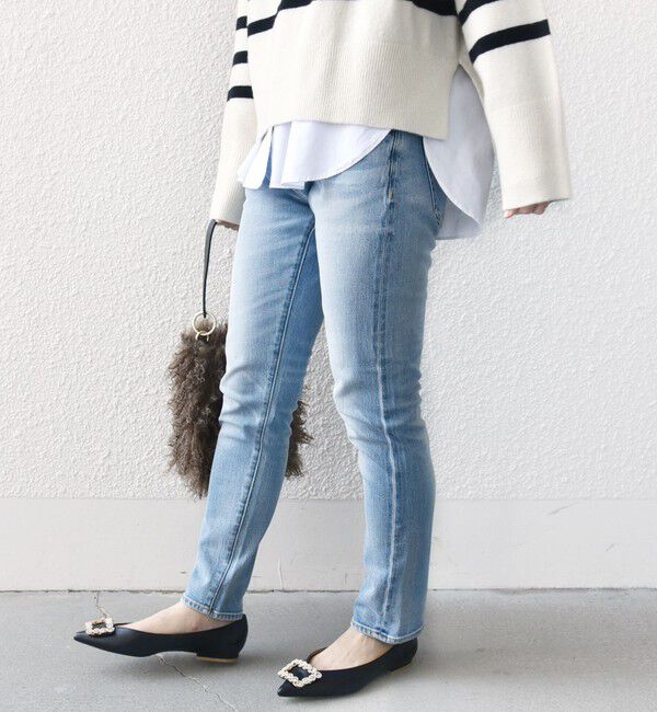 SHIPS for women「【WEB限定】スリム テーパード デニム」|その他|