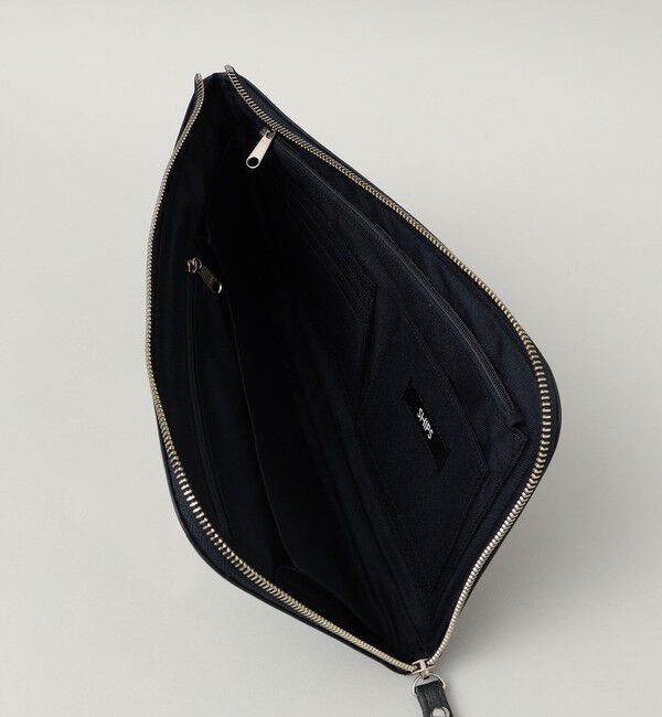 SHIPS「SHIPS: スマート レザー クラッチバッグ」|クラッチバッグ|