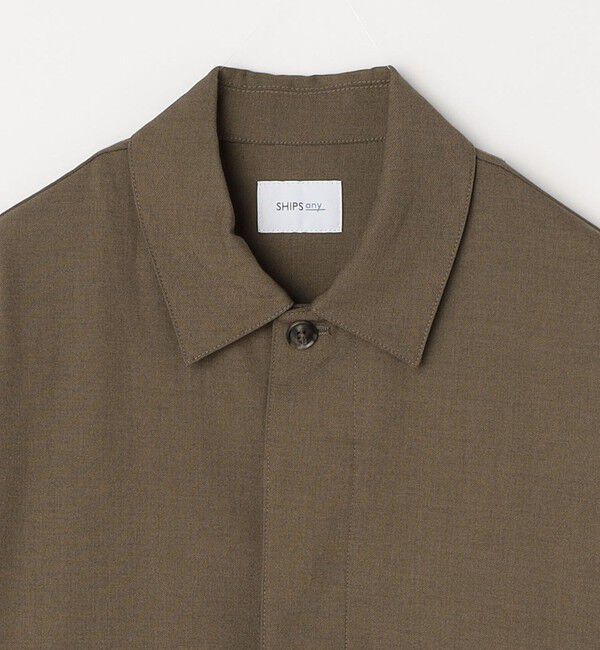 SHIPS any「SHIPS any: 〈手洗い可能〉 ショート ブルゾン 24FW◇」|ブルゾン・スタジャン|