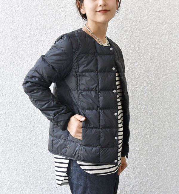 SHIPS any「《一部追加予約》TAION:〈手洗い可能〉インナー ショート ダウン ジャケット 24FW」|ダウン|