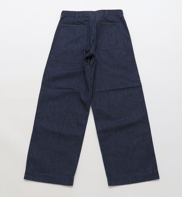 SHIPS「SHIPS STANDARD: デニム ワイド トラウザーズ」|デニム|